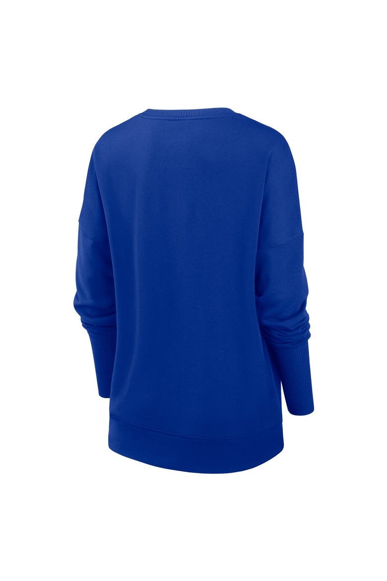 Women's Nike Royal New England Patriots Rewind Playback Icon Performance Pullover Sweatshirt, Alternate, color, Royal