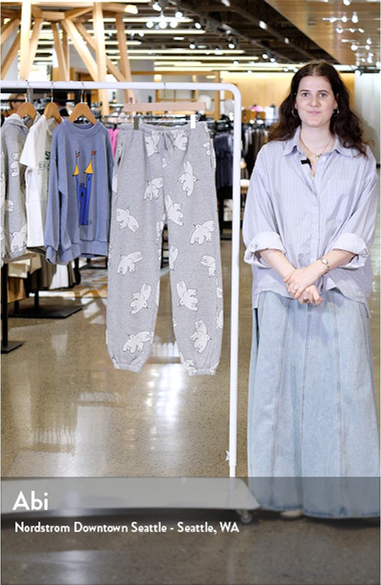 Kids' Freedom Bird Graphic Sweatpants, sales video thumbnail