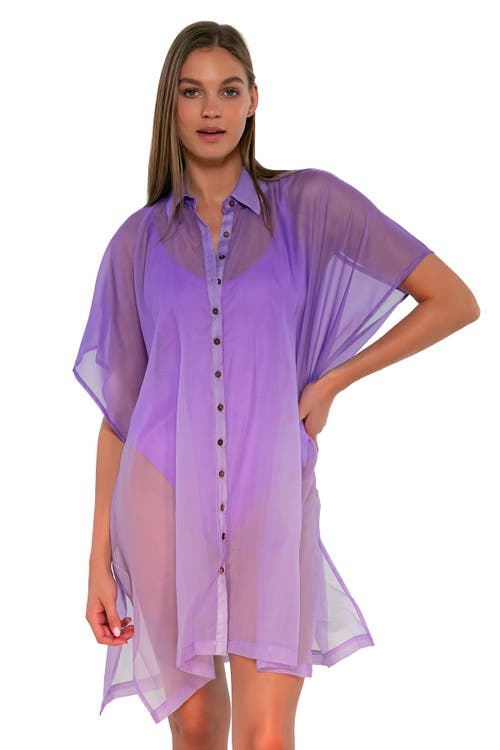 SUNSETS SUNSETS SHORE THING COVER-UP TUNIC