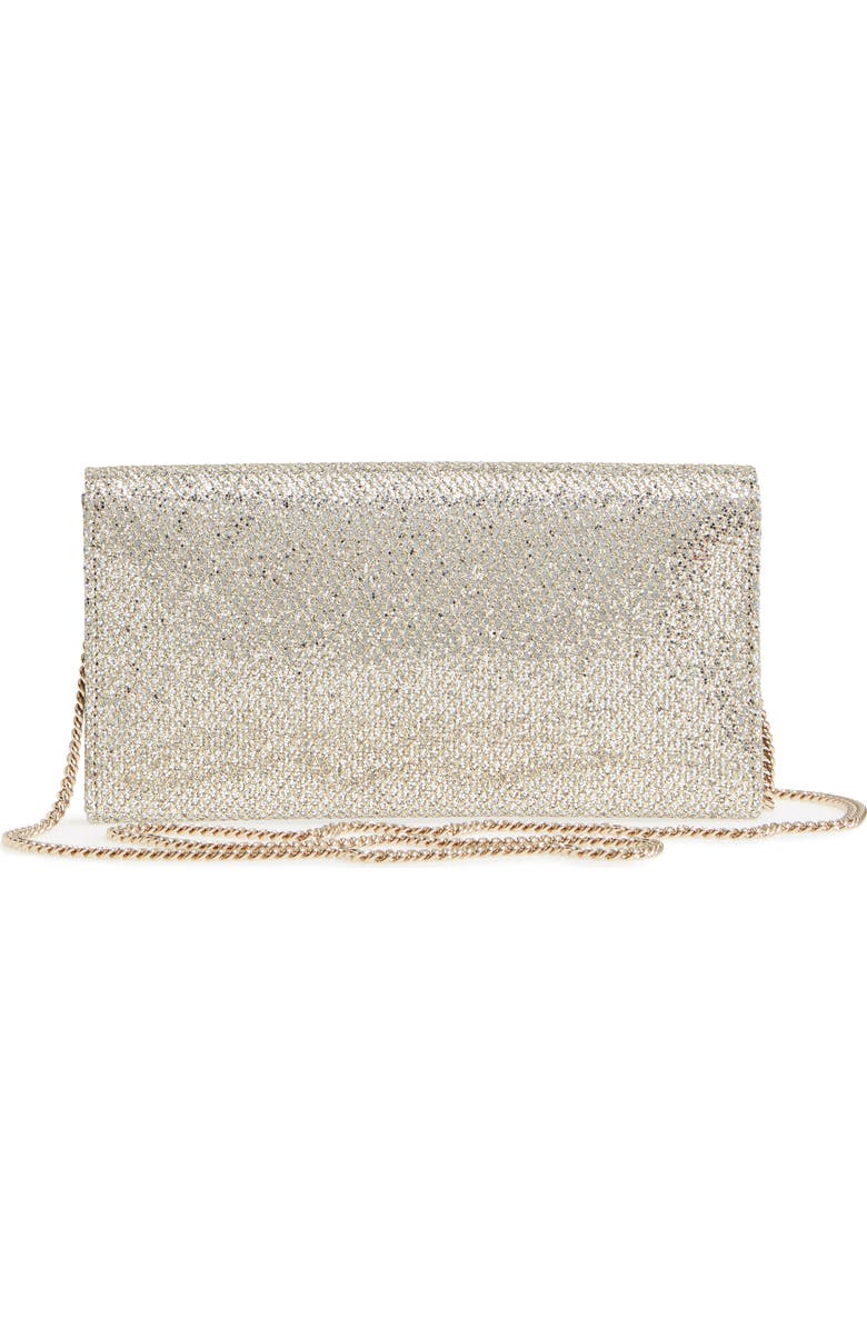 Jimmy Choo Emmie Glitter Clutch, Alternate, color,