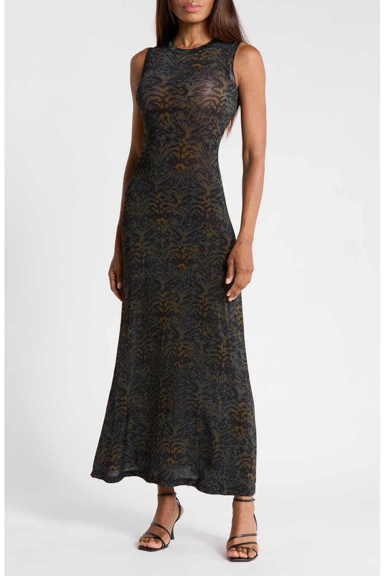 Orla Sleeveless Jersey Maxi Dress, Main, color, DESERT JASPER