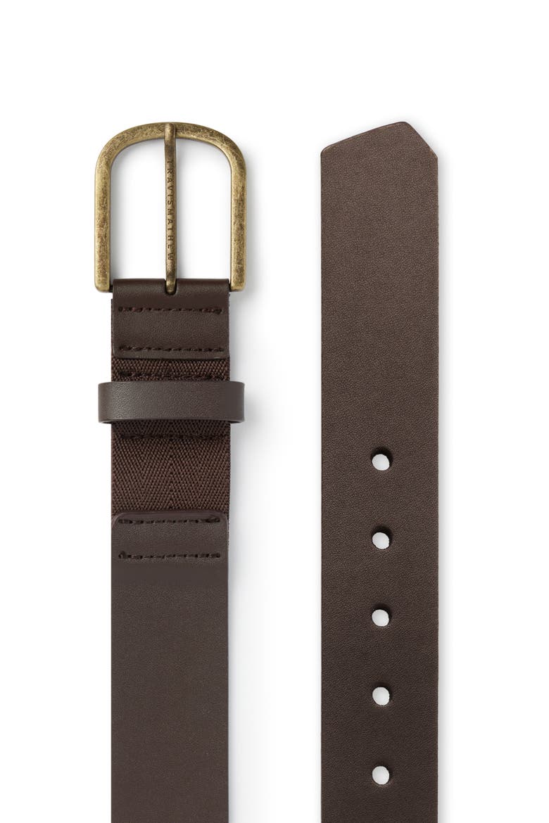 Jinx 2.0 Leather Belt, Alternate, color, DARK BROWN