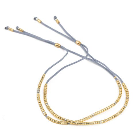 Purple Beaded Friendship Bracelets