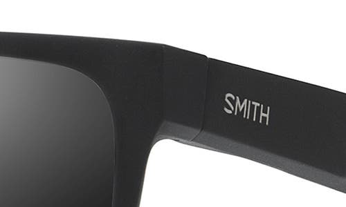 Smith Lowdown 54mm Chromapop™ Polarized Square Sunglasses In Black