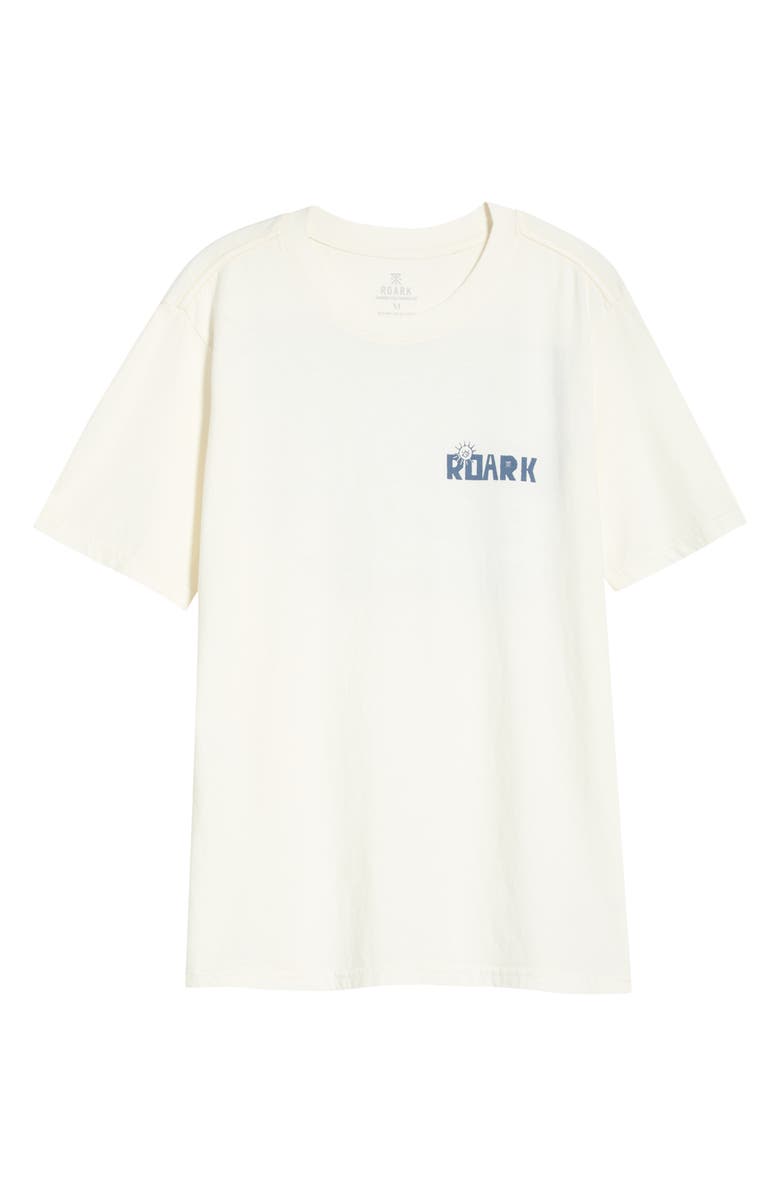Roark Cloud 9 Cotton Graphic T-Shirt, Main, color, Off White