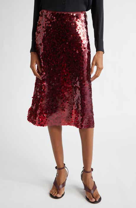 Vince Paillettes Sequin Skirt
