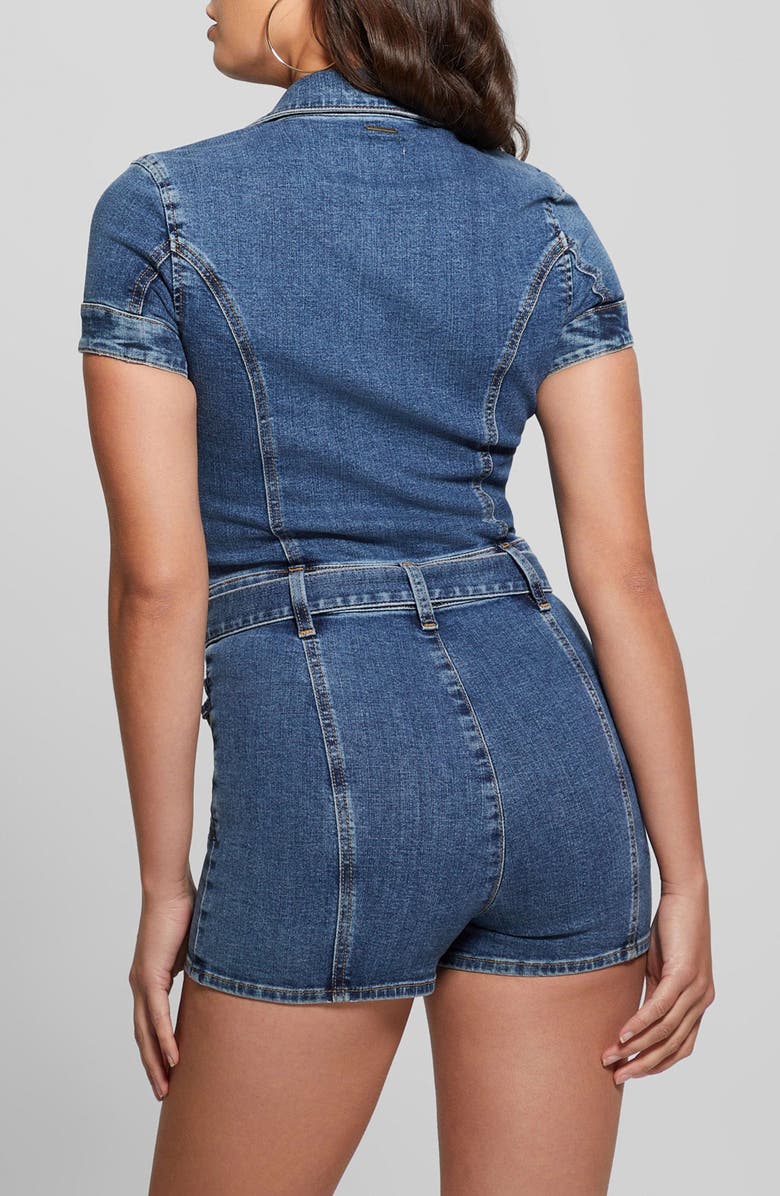 GUESS Deana Tie Waist Denim, Alternate, color, 