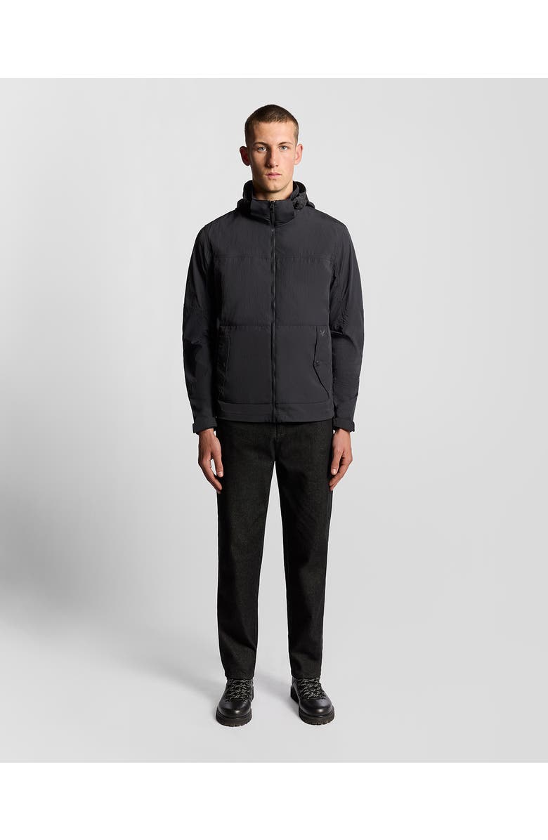 Lyle & Scott Long Sleeve Stow Away Jacket, Alternate, color, Black Ice