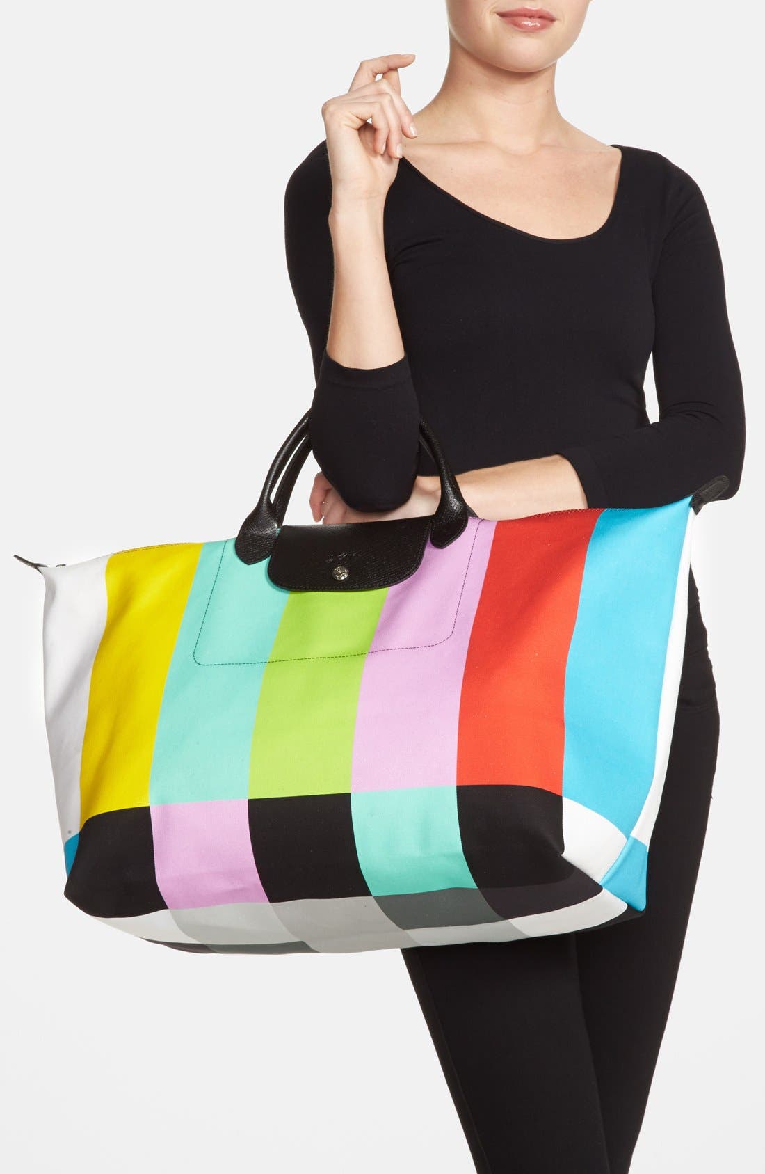 'Jeremy Scott - Color Bar' Travel Bag, Alternate, color, MULTI
