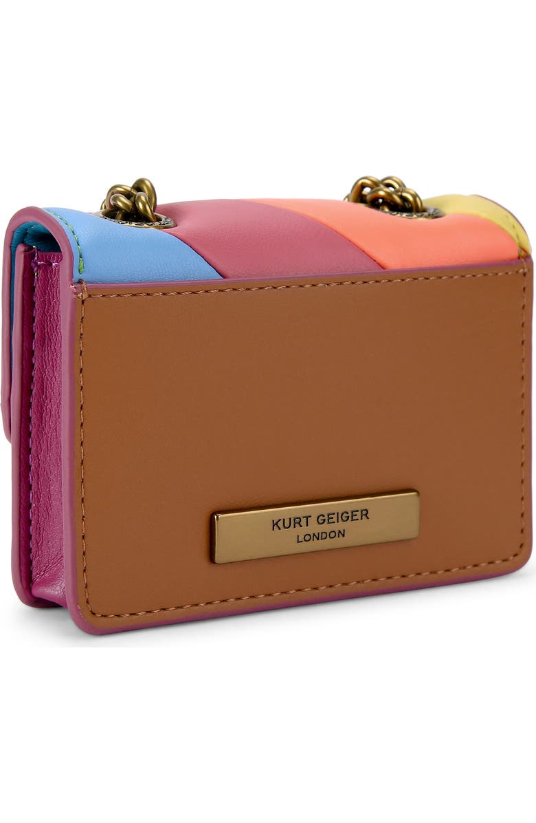 Kurt Geiger London Micro Kensington Convertible Faux Leather Crossbody Bag, Alternate, color,