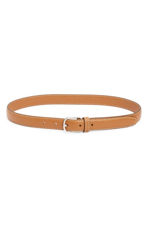 Slim Leather Belt