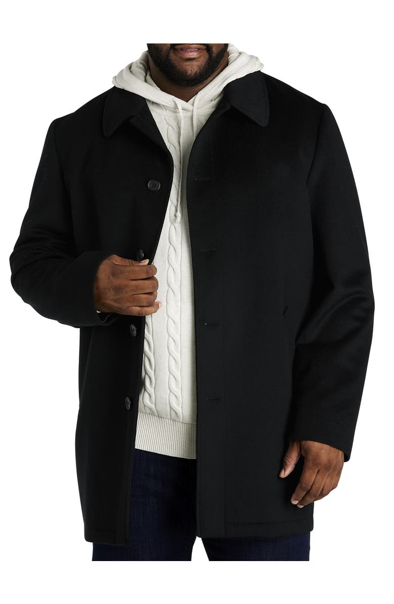 Michael Kors Kurt Overcoat, Main, color, Black
