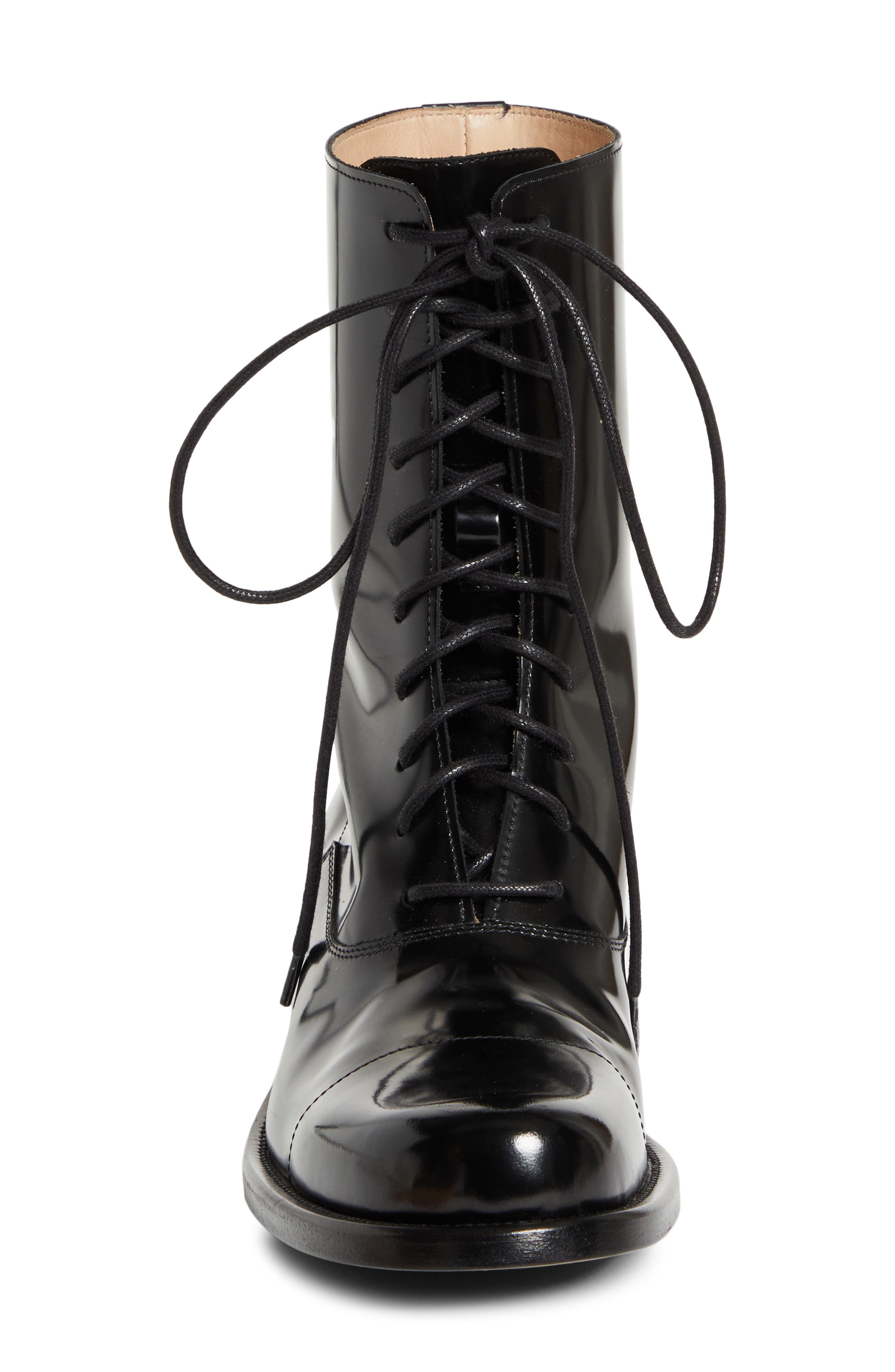 The Row Kai Combat Boot, Alternate, color, Black