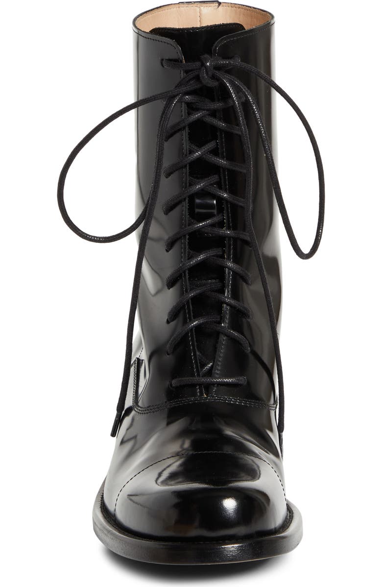 The Row Kai Combat Boot, Alternate, color, Black