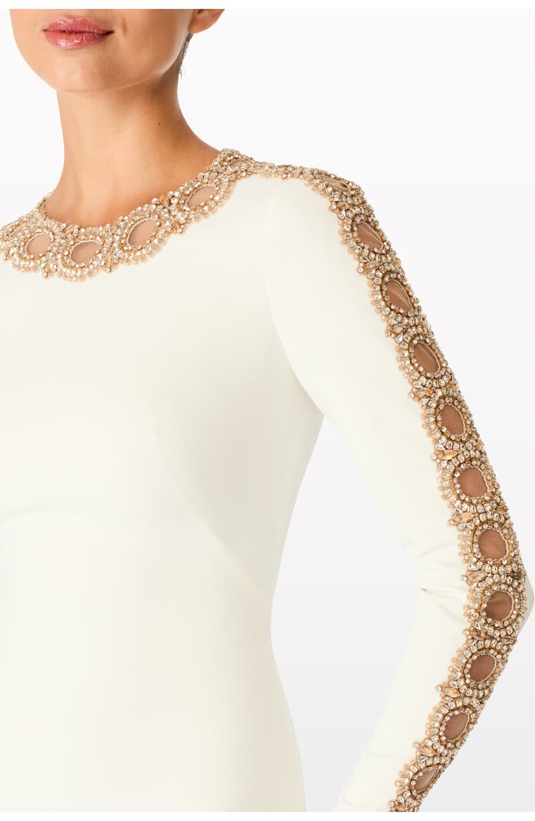 Jenny Packham Penny Gown, Alternate, color, Vanilla