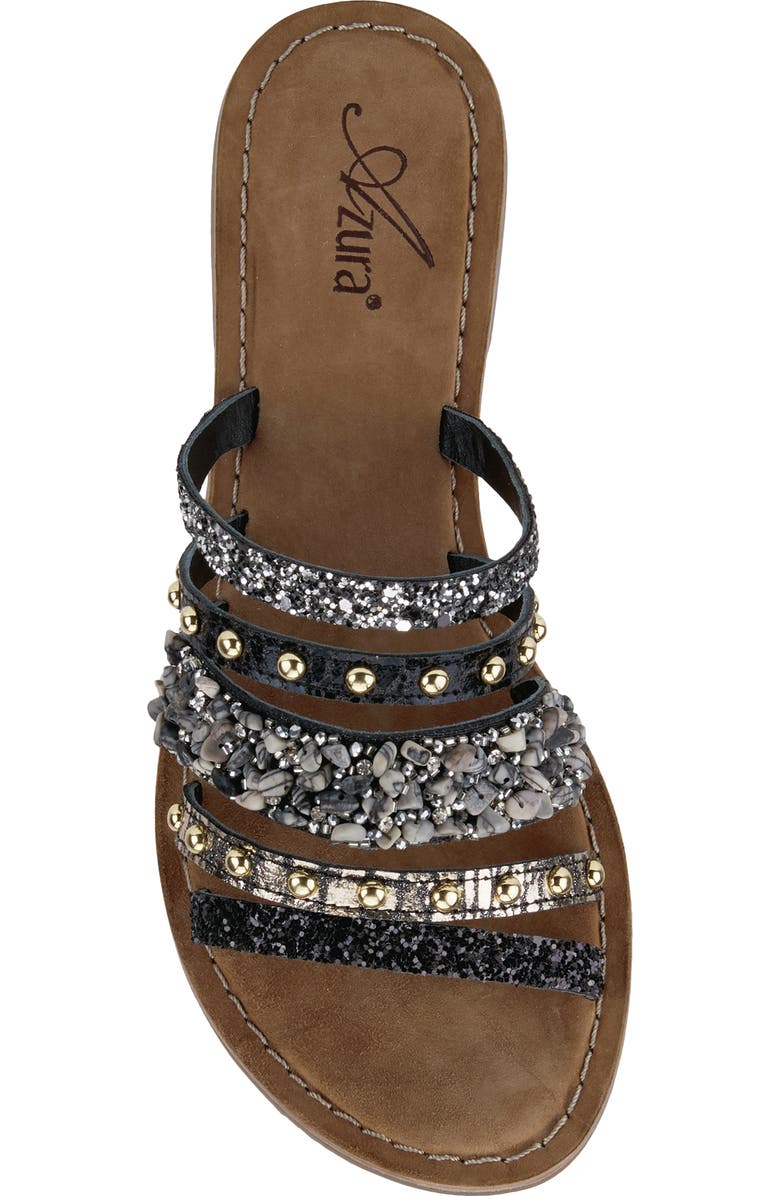 AZURA BY SPRING STEP Mineral Slide Sandal, Alternate, color,