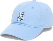 Psycho Bunny <p>Rex Adjustable Cotton Twill Baseball Cap</p>