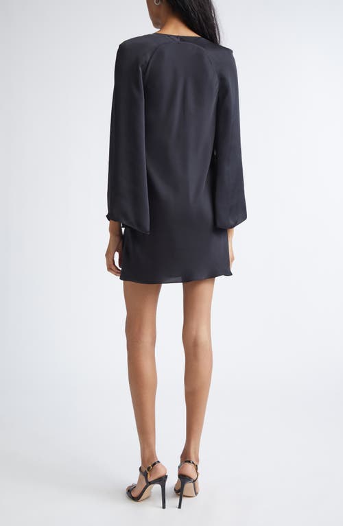 Ramy Brook Florinda Long Sleeve Minidress In Black