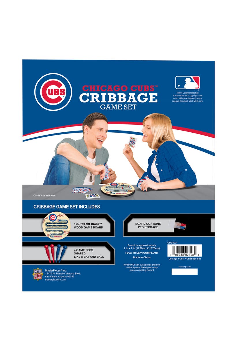 Chicago Cubs Cribbage, Alternate, color, Multicolor