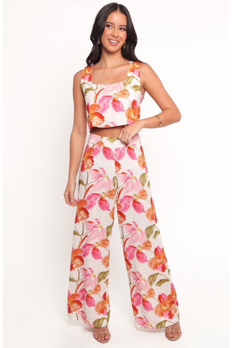Saffra Wide Leg Pants, Alternate, color, EVERLYN PRINT