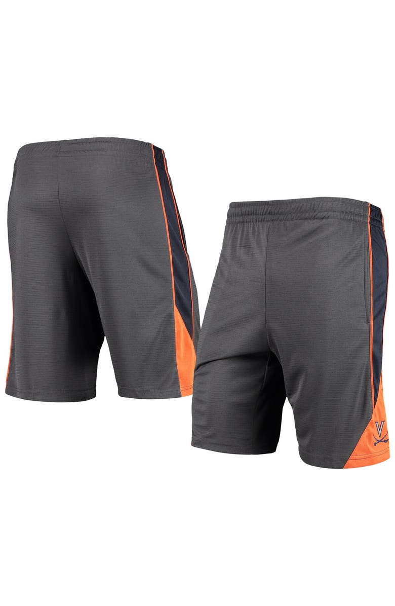 COLOSSEUM Men's Colosseum Charcoal Virginia Cavaliers Team Turnover Shorts, Main, color, Charcoal