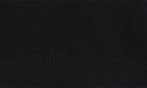 Alexander Wang Relaxed Wool Blend Sweater With Detachable Leather Tabs In Black
