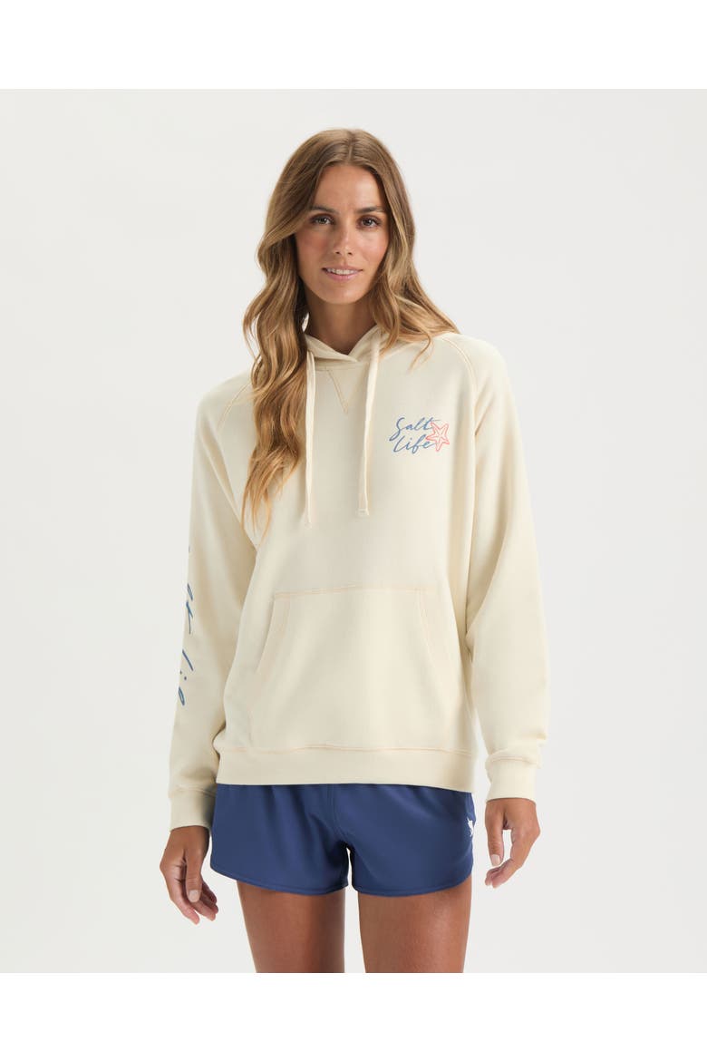 Crab Bay Hoodie, Main, color, Ivory