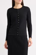 Anne Klein Sunburst Rib Cardigan