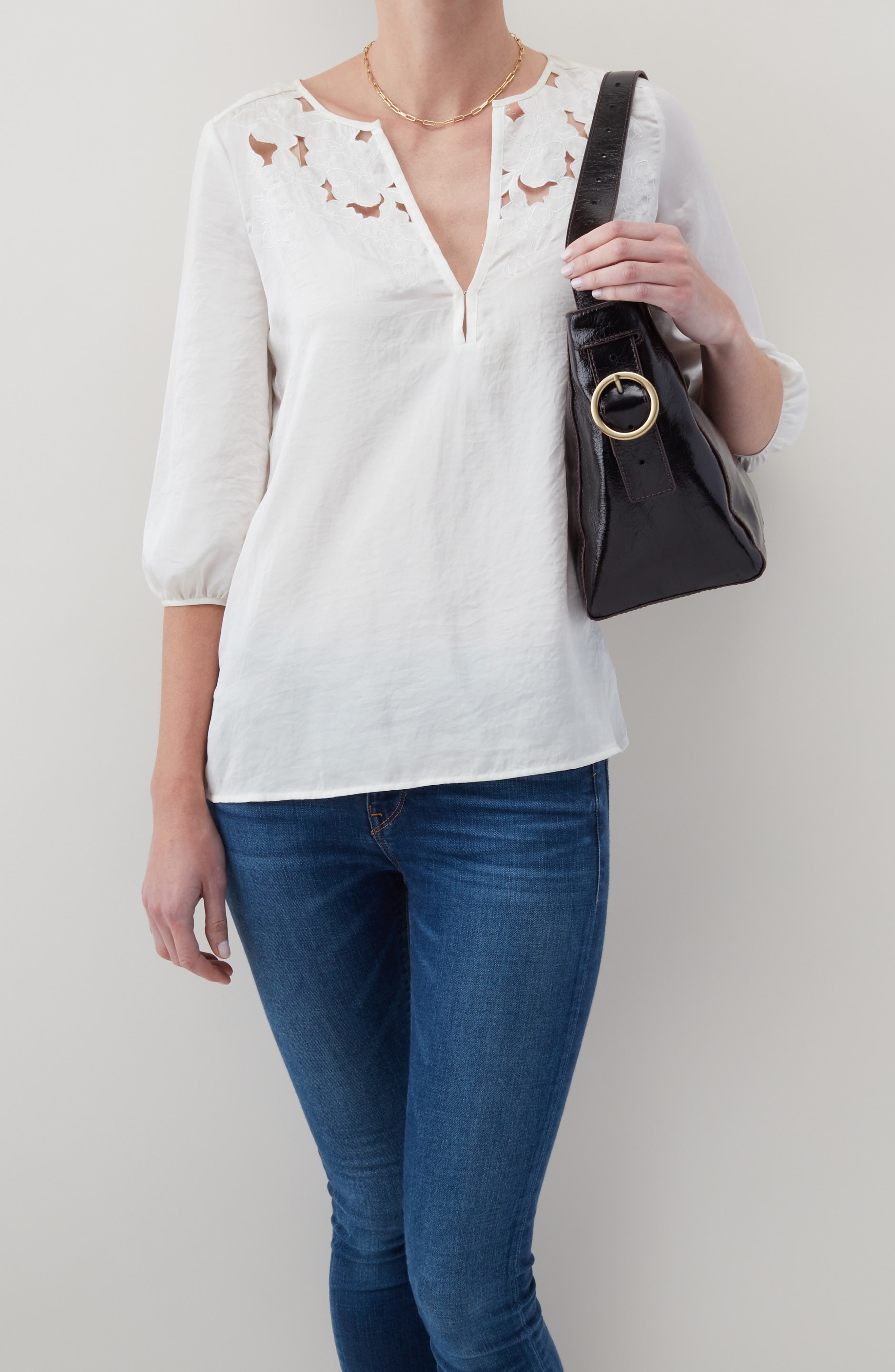 HOBO Render Leather Hobo Bag, Alternate, color, 