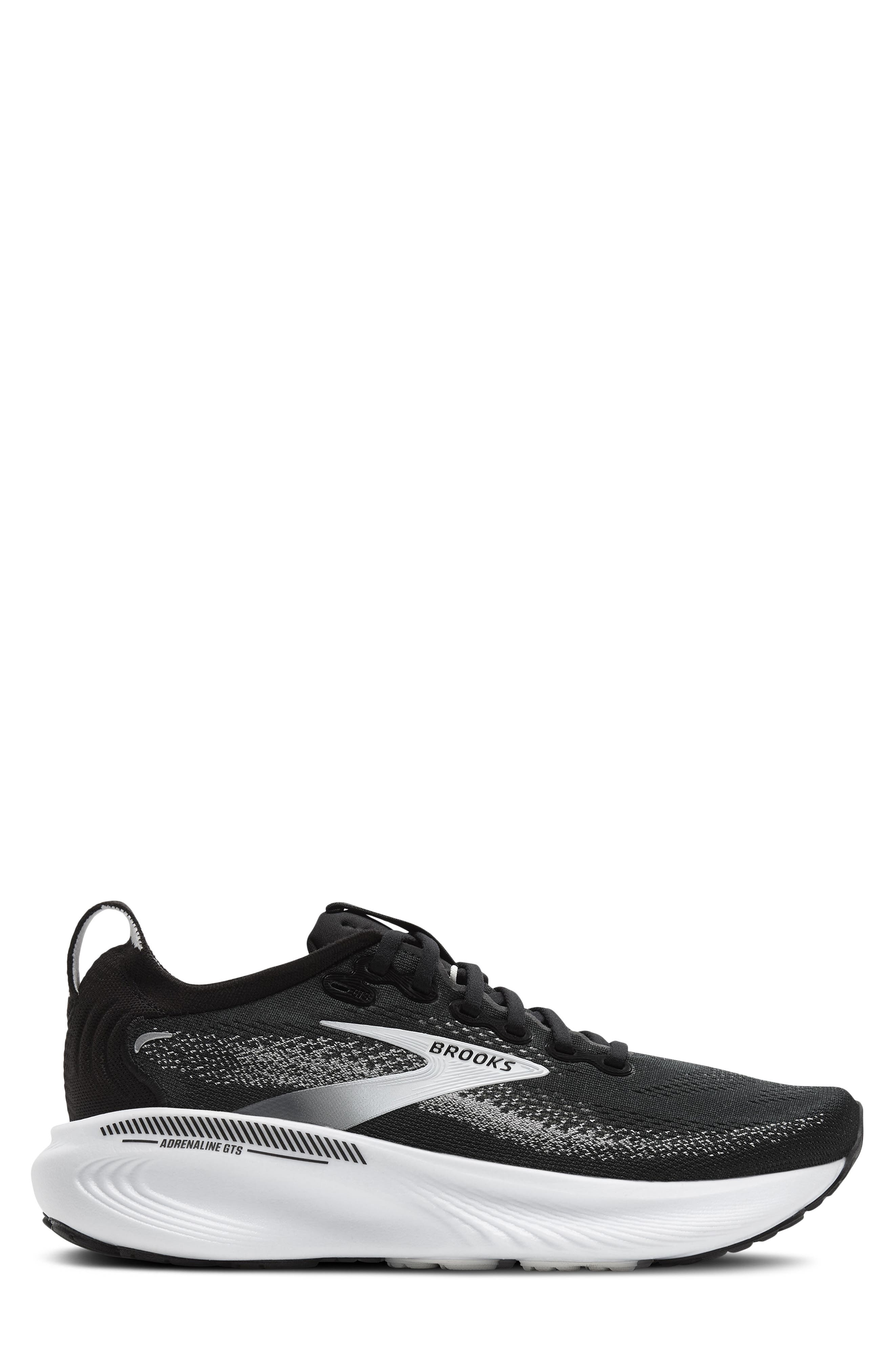 Adrenaline GTS 25 Running Shoe, Alternate, color, BLACK/ GREY/ WHITE
