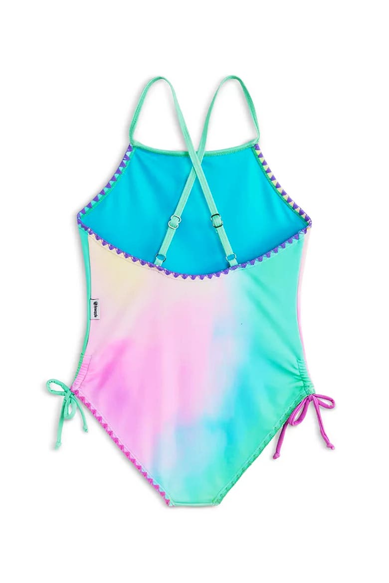 Gradient Printed One Piece Swimsuit, Alternate, color, Multicolor