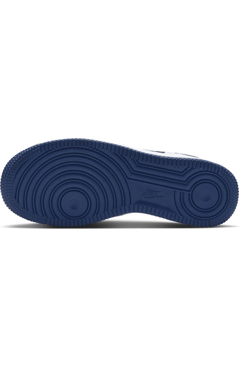 Nike Kids' Air Force 1 Sneaker, Alternate, color, White/ Grey/ Midnight Navy