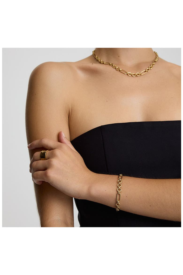 Eternal Link Chain Bracelet, Alternate, color, GOLD