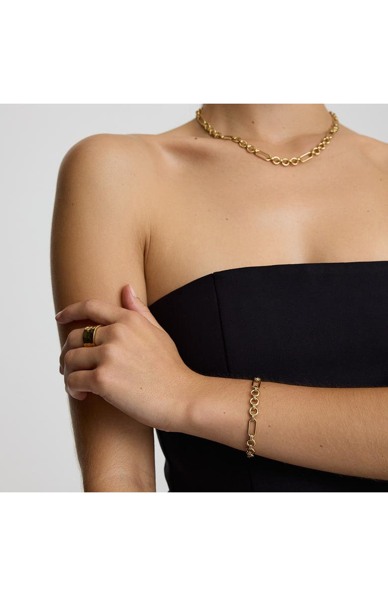 D.LOUISE Eternal Link Chain Bracelet, Alternate, color, Gold