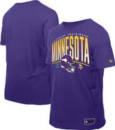 New Era Men's New Era  Purple Minnesota Vikings Combine Authentic Training Throwback T-Shirt