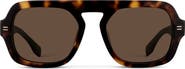 WMP Eyewear Naomi - 52mm Oversized Aviator Polarized Sunglasses