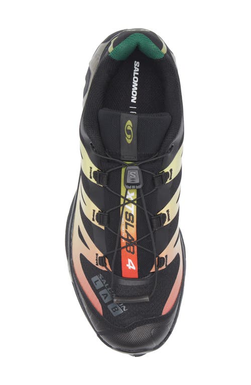 Salomon Round-toe Sneakers With Signature Logo In Black