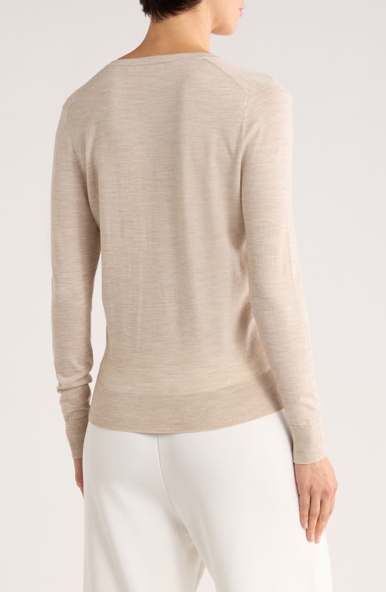 Peter Millar Excursionist Flex V-Neck Sweater, Alternate, color, Stone