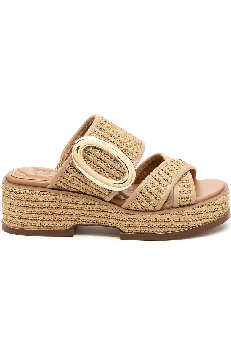 Kelsi Dagger Brooklyn Nina Platform Slide Sandal, Alternate, color, Natural