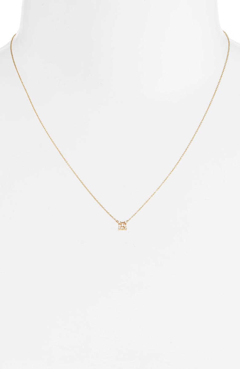 Dana Rebecca Designs Square Diamond Pendant Necklace, Alternate, color, 