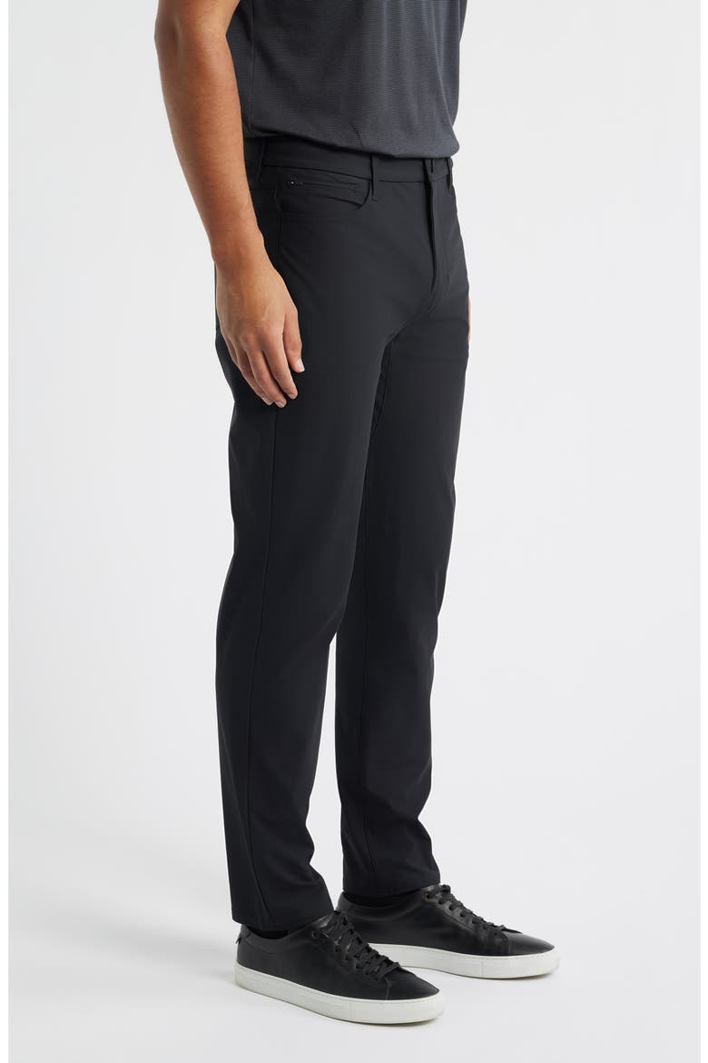 Driver Slim Fit Five Pocket Pants, Alternate, color, BLACK