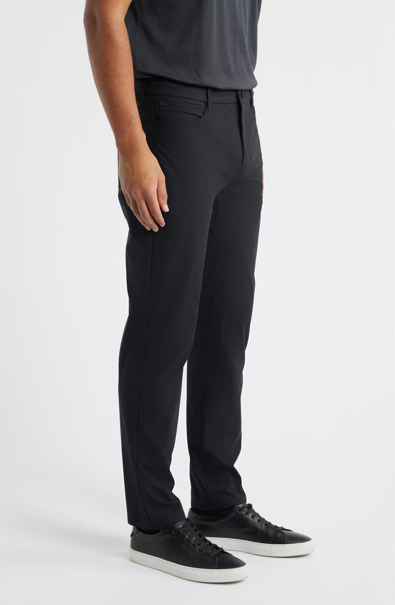 Zella Driver Slim Fit Five Pocket Pants, Alternate, color, Black