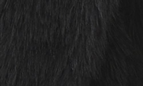 Afrm Stephanie Faux Fur Jacket In Black
