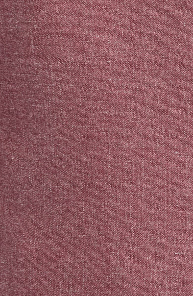 Peter Millar Hyperlight Soft Pink Mélange Wool & Silk Blend Sport Coat, Alternate, color, Dark Pink