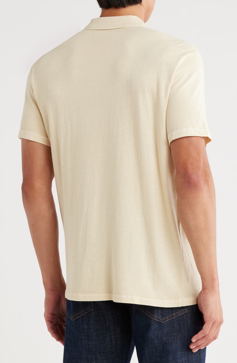 Lucky Brand Johnny Collar Cotton Polo, Alternate, color, Bleached Sand