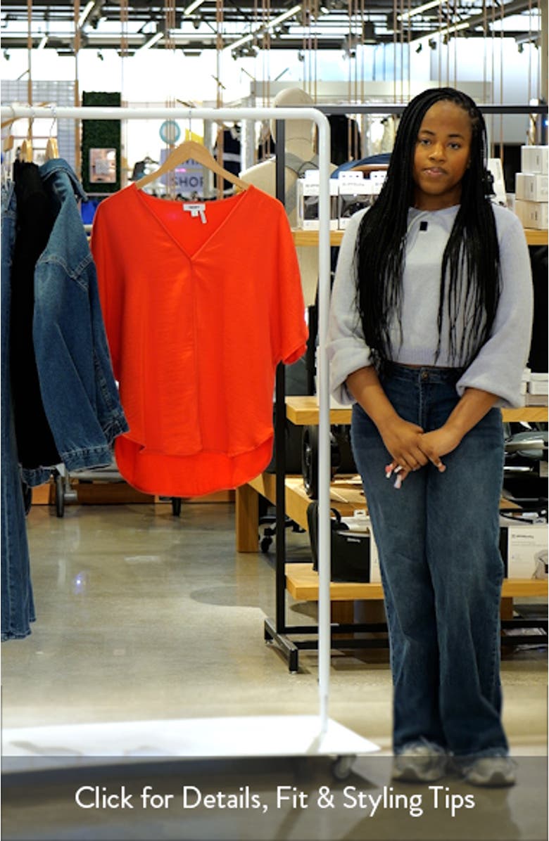 Short Sleeve Woven Top, sales video thumbnail