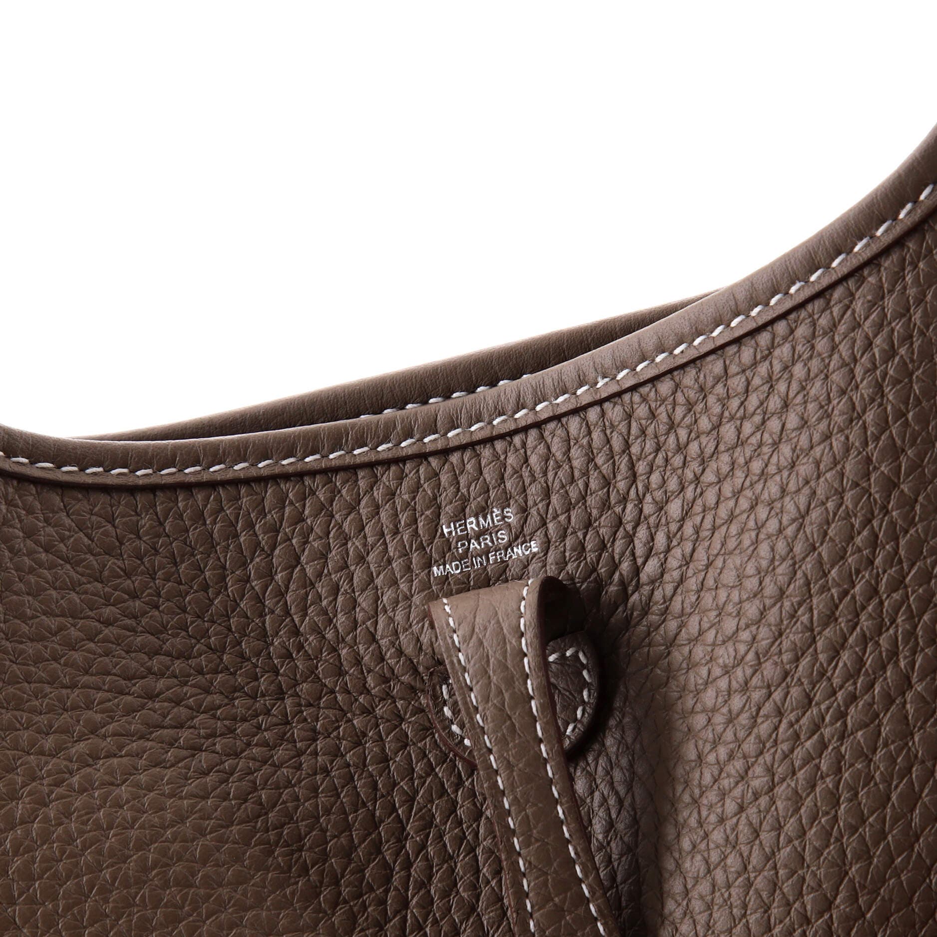 Pre-Owned Hermes Evelyne Bag Gen III Clemence TPM, Alternate, color, Etoupe