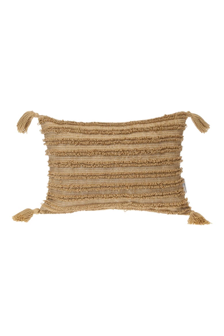 Multiple Line Accent Pillow, Main, color, BEIGE