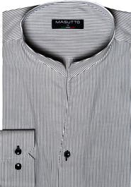MASUTTO London Tulip Stand Up Collar Long Sleeve Shirt