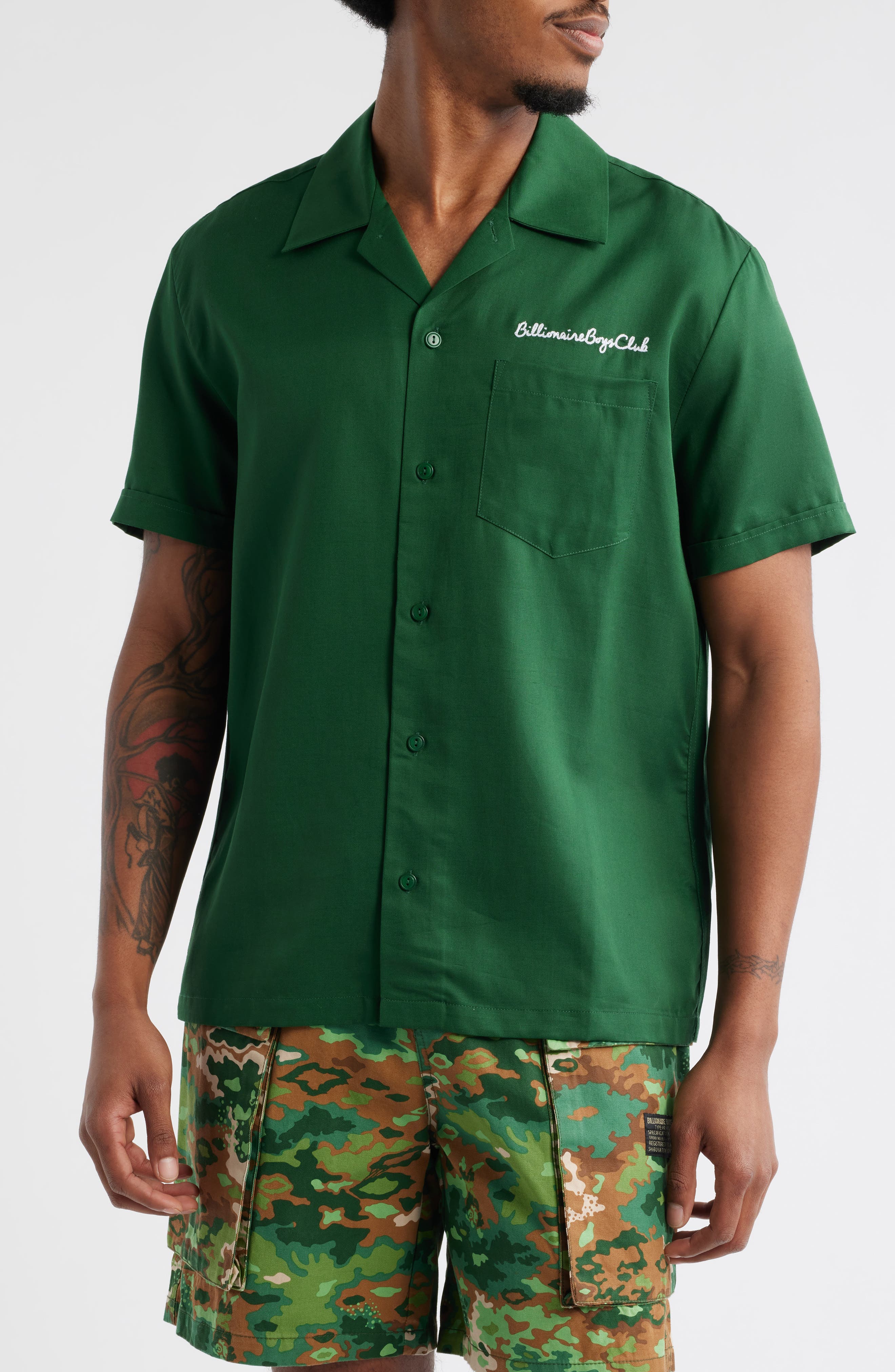 Billionaire Boys Club Antimatter Logo Camp Shirt